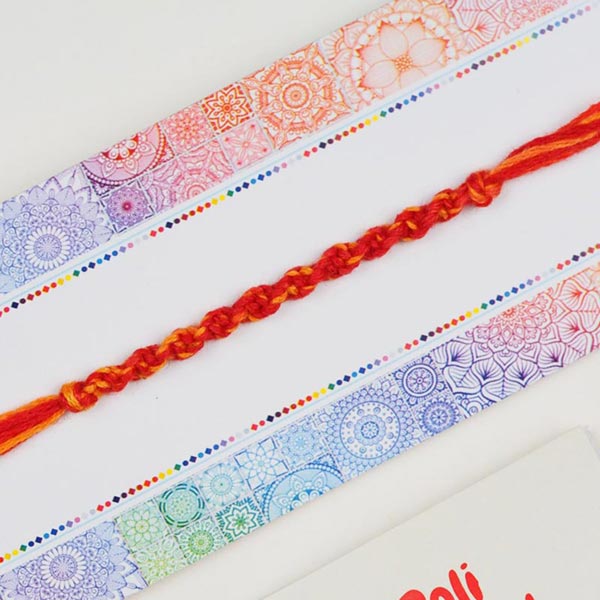 Handcrafted Dhaga Rakhi 1