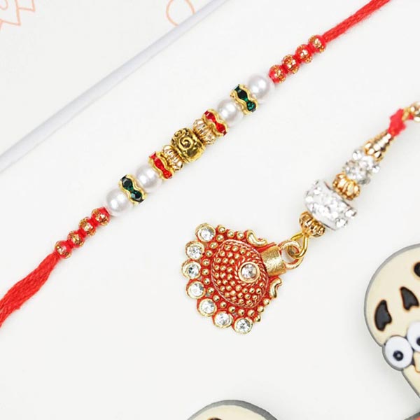 Bhaiya, Bhabhi and Kid Rakhi set