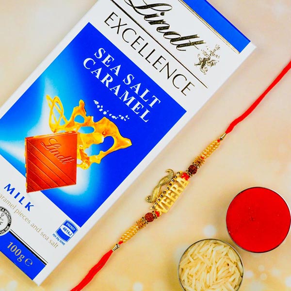 Veera Rakhi With Lindt Sea Salt